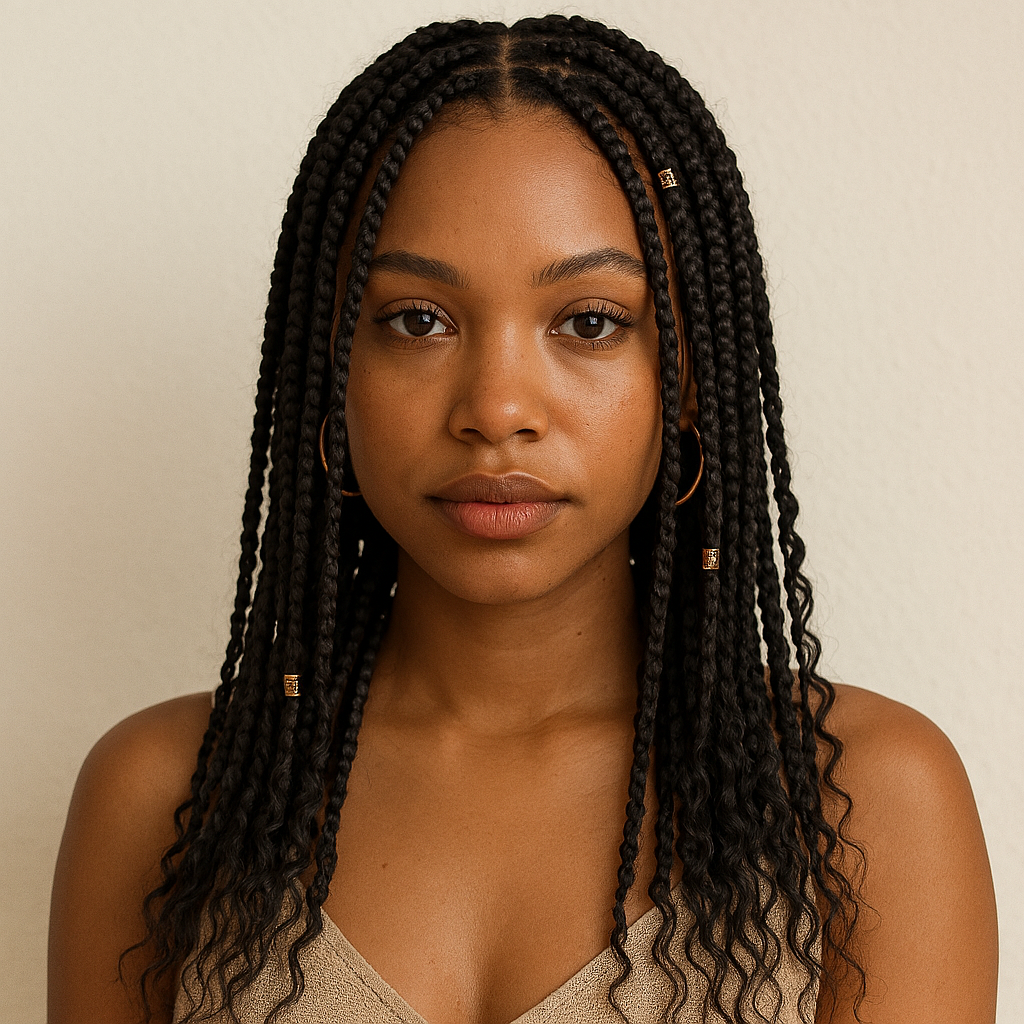 Small Boho Box Braids