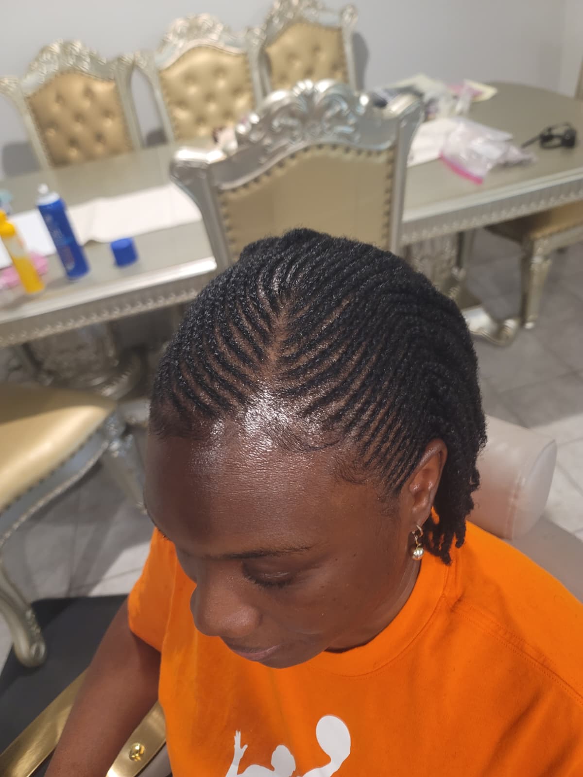 Natural Hair Cornrows